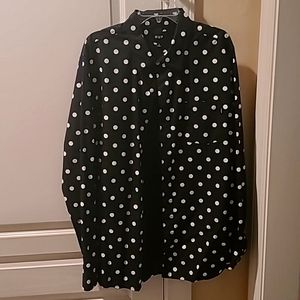 HUF X BLK & WHT POLKA DOTS (XL)